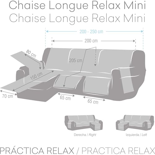 Housse de canapé chaiselong mini moutarde avec ajustement confortable - 5