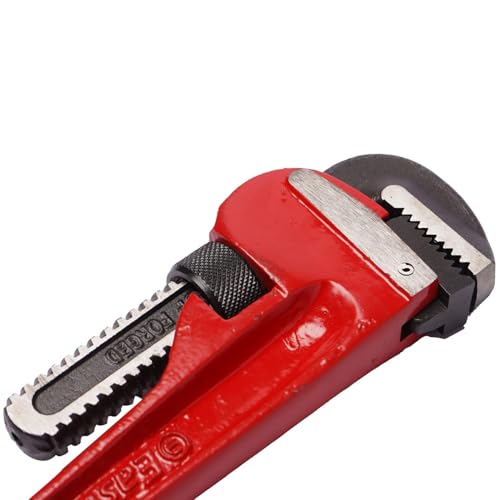 Image of Eastman Pipe Wrenches - Rigid Type Set Of 1Pcs, 12 /300 Mm, Non Breakable S.G. Cast Iron I-Beam Handle for Construction & Heavy-Duty Applications for Industrial & Professional Use (E-2049)