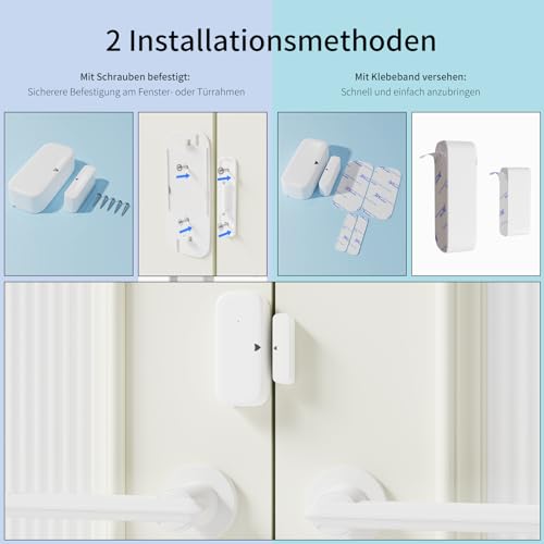 Fensterkontaktschalter Dunstabzugshaube, Funk Abluftsteuerung, Fensterschalter für Kamin, Kontaktschalter mit Fenster Magnetschalter für Dunstabzugshaube