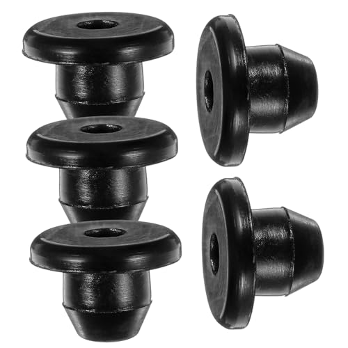 DIKACA 5 piezas Tapones de Goma para Relleno de Aceite de Gato Hidráulico Tapones Planos Resistentes y Selladores para Evitar Fugas Accesorios Duraderos para Gatos de Piso Industriales