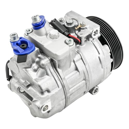 Image of PHILTOP 158359 Air Conditioner AC Compressor with Clutch for C300 2008-2010, GL450 2008-2010, C350 2008-2009, ML350 2006, R350 2006, ML500 2006, GL550 2009-2010, R500 2006,R350 2010 3.5L (1-Pin only)