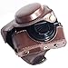 Produktbild NO1ACCESSORY PU-Leder-Kameratasche Cover Tasche Gehäuse Kompatibel mit Sony DSC RX100VII/M7 RX100VI/M6 RX100V/M5 RX100IV/M4 RX100III/M3 RX100II/M2 RX100 M1 Dunkelbraun