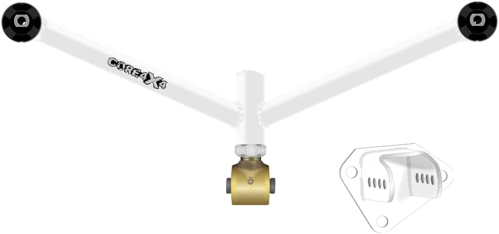 Camp Series Rear Upper A-Arm w/Bracket (White)