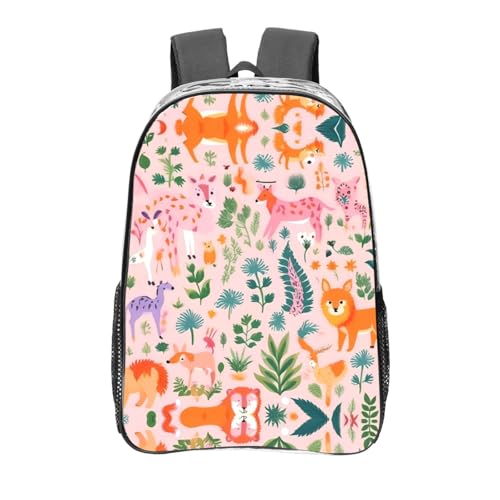 Sac à dos Corgi transparent en plastique PVC avec bretelles robustes pour petit chien