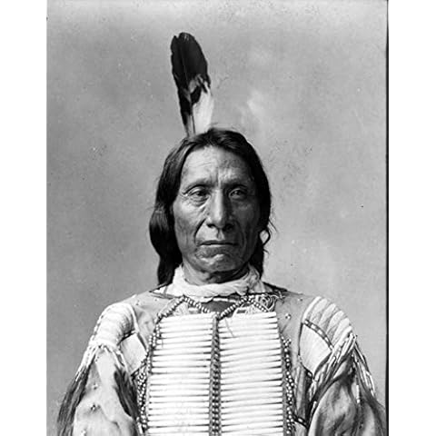 Red Cloud Photograph - Historical Artwork from 1880 - (11" x 14") - Semi-Gloss Cover