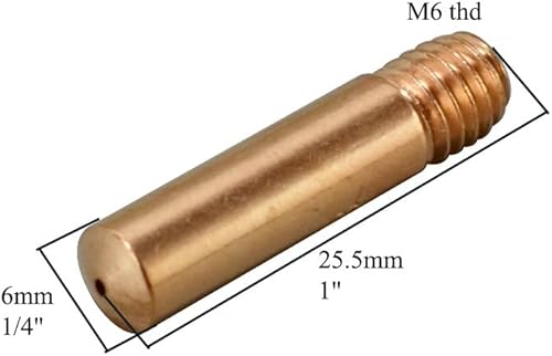 Miniatura 3 de RIVERWELD MIG Welding Gun Kit Tip .030" 11-35 Conical Gas Nozzle 21-50 (12") Gas Diffuser 35-50 for Lincoln Magnum 100L and Tweco Mini#1 27pcs