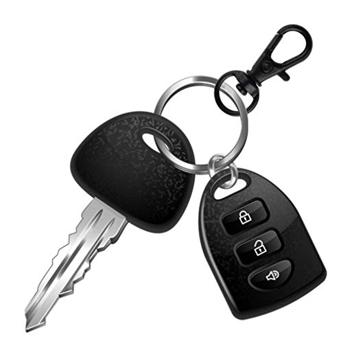 50 pcs Swivel Clasps Lanyard Snap Hook,cnomg Metal Swivel Lanyard Snap Hook Lobster Claw Clasp (Black)
