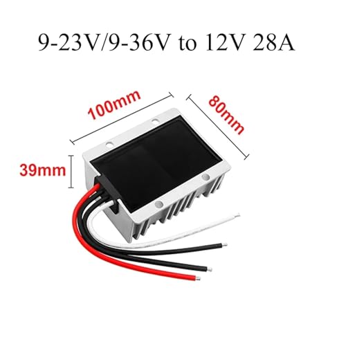 Convertisseur de tension CC/CC 9-36V vers 12V 28A pour régulation stable - 3