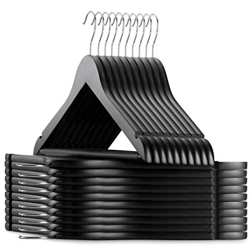 Black Wooden Coat Hangers