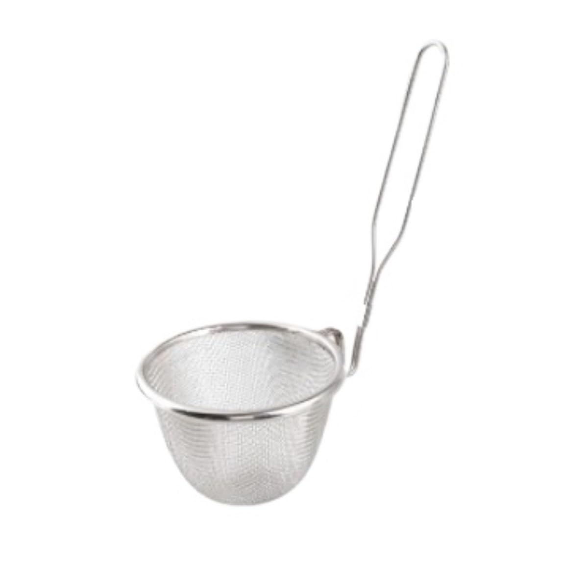 Schaumlöffel Küchensieb Lebensmittelsieb Aus Feinem Drahtgeflecht Aus Edelstahl, Sieb for Heißbraten, Filterkorb, Sieb Zum Kochen Frittieren(27cm)