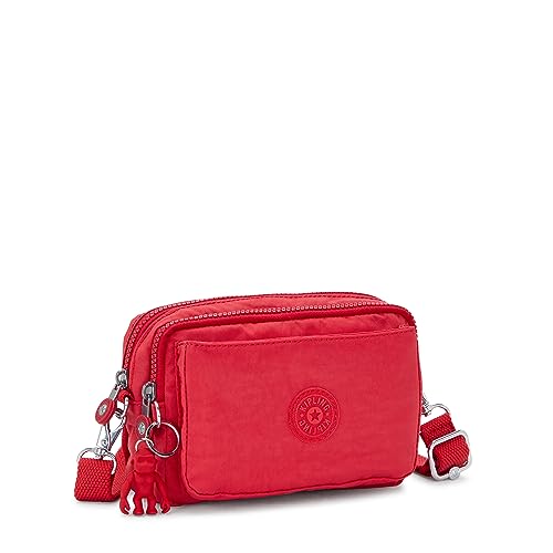 Image of Kipling Women's Abanu Medium Crossbody Bag, Lightweight, Adjustable Nylon Waist Pack with Multi-Compartment Zip Pockets