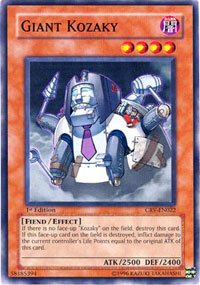 Amazon.com: Yu-Gi-Oh! - Giant Kozaky (CRV-EN022) - Cybernetic