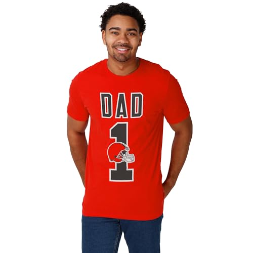 Image of FOCO NFL Mens NFL Team Logo Tee Shirt #1 Dad T-Shirt