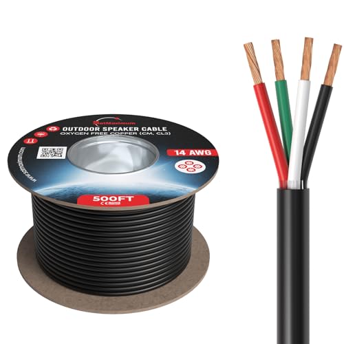Cables Direct Online 500FT 14AWG OXs[J[P[u _f 4́Aږ݁Aό󐫁AUV CL3 CMiAOFCXghdAh