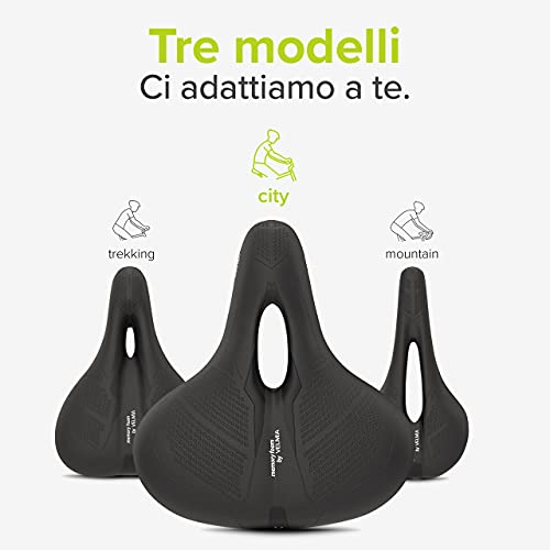 Velmia Sella Bici Comoda in Memory Foam i con