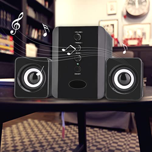 Subwoofer de graves y altavoz con cable para teléfono y PC 3
