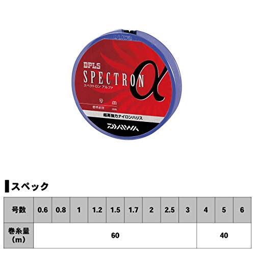 Daiwa Spectron Alpha Leader #1.7 60m miniatura 4