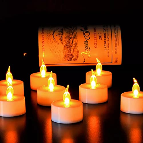 DONGQI Candele a LED, 24 candele a LED senza