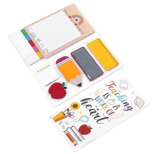 Hpmjz Selbstklebende Haftnotizen Klebezettel Sticky Notes Lustig Notizzettel Haftnotiz Set Page Marker Sticky Notes Lehrerin Geschenk inklusive Haftnotizen Haftstreifen für Schulklasse Büro Schüler