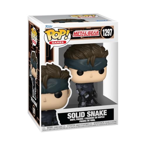 Image of Funko Pop! Games: Metal Gear Solid - Solid Snake - Collectable Vinyl Figure - Gift Idea - Official Merchandise - Toys for Kids & Adults - Video Games Fans - Model Figure for Collectors