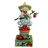 Jim Shore Heartwood Creek from Enesco Apple Picking Cat Figurine 7.125 IN