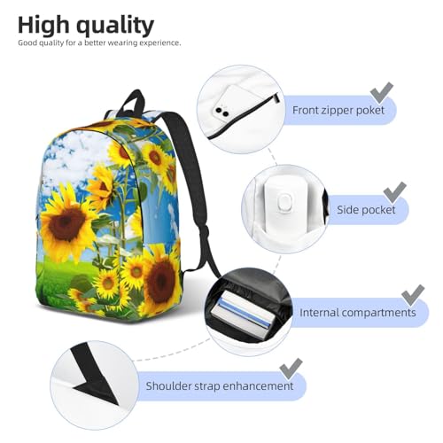 Mochila de viaje para fin de semana con diseño de mariposa 5