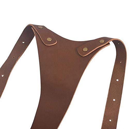 Kamerageschirrgurt Kameraschulter Doppelgurt mit Leder Schnellverschluss Einstellbarer Doppelschultergurt und Sicherheitsgurt Zubehör-Taschenschnalle