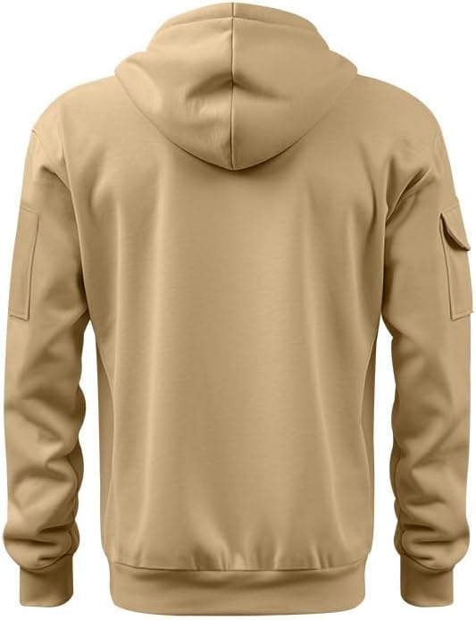 Scapodo Men's Half-Zip Sweatshirt - Hooded Pullover Soft Autumn Winter Casual Wear for Vacations Daily Life - Image 4