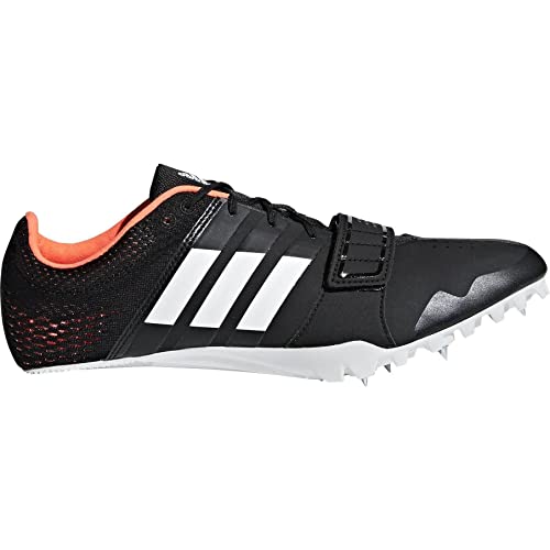 adidas Unisex Adizero Accelerator Leichtathletikschuhe, Schwarz (Negbas/Ftwbla/Naranj 000), 45 1/3 EU