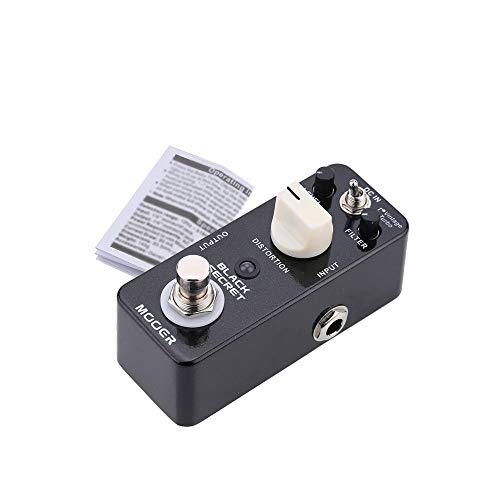 SHUIYUE Noir Secret Micro Mini Distorsion Guitare électrique Effet pédale True Bypass,Effet Guitare - Les Beatles, Paul McCartney, John Lennon, RIngo Starr, George Harrison SHUIYUE Noir Secret Micro Mini Distorsion Guitare électrique Effet pédale True Bypass,Effet Guitare – Image 4