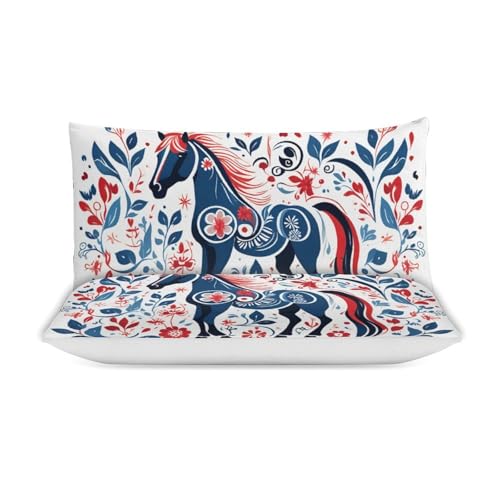 Parure de lit 200x200 animale multicolore en microfibre douce - 7