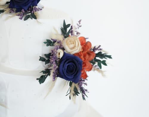 Set Adorno Floral para Torta de Boda miniatura 5