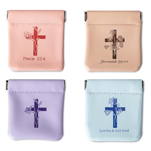 Personalized Custom Text Rosary Pouch - PU Leather Rosary Holder Bag for Women - First Communion Religious Gift - Catholic Gift for Her