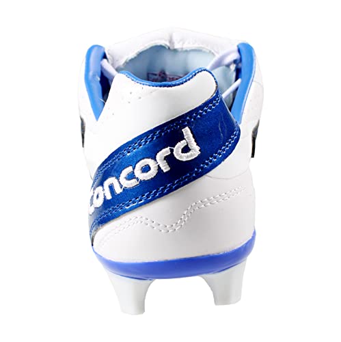 Concord Leather Soccer Cleats Style S132XI Firm Ground White/Blue4