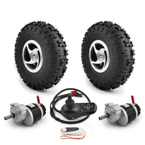 Dual10 Inch Wheel 24V 700W Garden Electric Tool Cart...