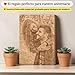 Imagen de Regalo Para Aniversarios Personalizado con Foto y Texto en Madera Natural