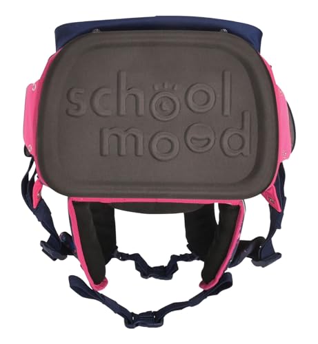 SCHOOL-MOOD - Schulranzen Set Hund, 7-teilig - Timeless Air+ - ergonomischer Schulranzen Jungen & Mädchen - Schultasche für Kinder in der 1. bis 4. Klasse - Leni (Hund)