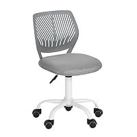 FurnitureR Bunte Schreibtischstuhl, Modernes verstellbares Design Computer Sitz, Swivel Armless Stuhl, Kinderzimmer, Home Office Task Chair