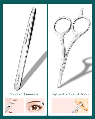 MR.GREEN Manicure Kit 10 in 1, German Stainless Nail Clippers Set, Professional Personal Nail Care Kit Manicure Pedicure Set, Portable Travel Nail Kit with Exquisite Leather Case for Men & Women - Image 6