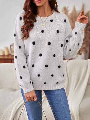 Image of MakeMeChic Women's Striped Sweaters Halloween Vintage Grandpa Sweaters