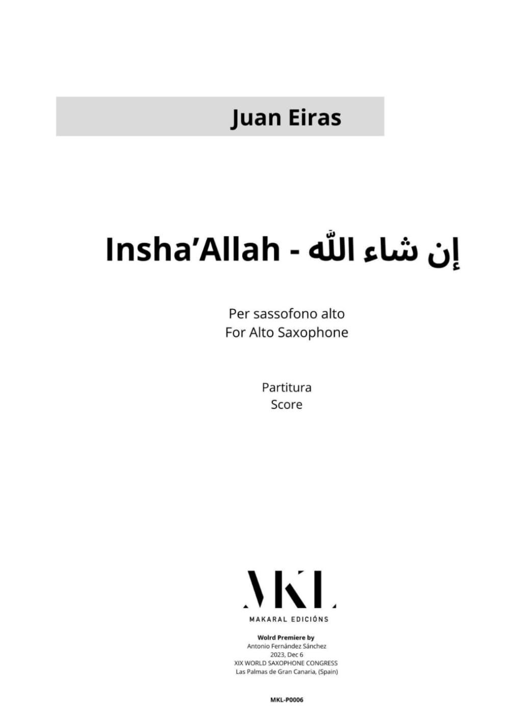 Insha'Allah poster spirituel pour apporter sérénité et espoir