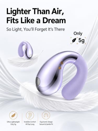 Ultra Open Ear Earbuds, Clip On Wireless Headphones with Open Ear Comfort - image 4