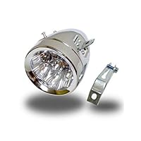 Amazon | k-cocochi ヘッドライト 自転車 7LED 砲弾型 レトロ