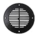 JSP Manufacturing Floor Drain and Vent Cover - Black, 4