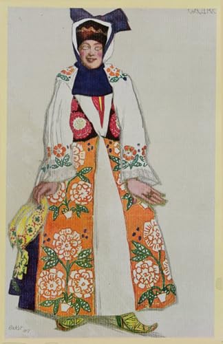 Pintura mural en lienzo de Leon Bakst, lienzo decorativo de alta calidad artística, 60x90cm