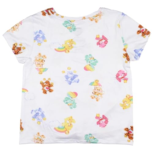 Care Bears Girl's Rainbow All Over Print Kids Short Sleeve T-Shirt4