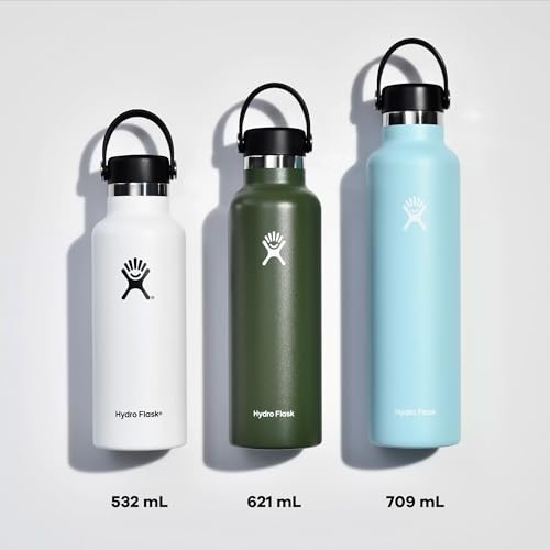 Hydro Flask - Wasserflasche 709 ml (24 oz) - Vakuumisolierte Edelstahl-Wasserflasche mit auslaufsicherem Flex-Verschluss und Pulverbeschichtung - Standardöffnung - Surf 6