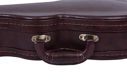 Image of Crossrock Vintage Brown Arch-top Wooden case for F Style Mandolin (CRW600MFBR)