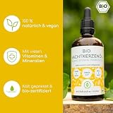 Bio Nachtkerzenöl für Hunde und Katzen, 100ml kaltgepresstes Fellöl 100% Bio aus Deutschland - reich an Omega 3 & 6, Barf Öl, DE-ÖKO-060
