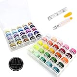 👚[BOBBIN GRÖSSE] - Standardgröße für die meisten Nähmaschinen wie Bruder, Babylock, Janome, Kenmore, Sänger usw.Zufällige Farbe der Schere